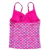 Swimwear Fin Fun Sets | Girls Malibu Pink Tankini Set