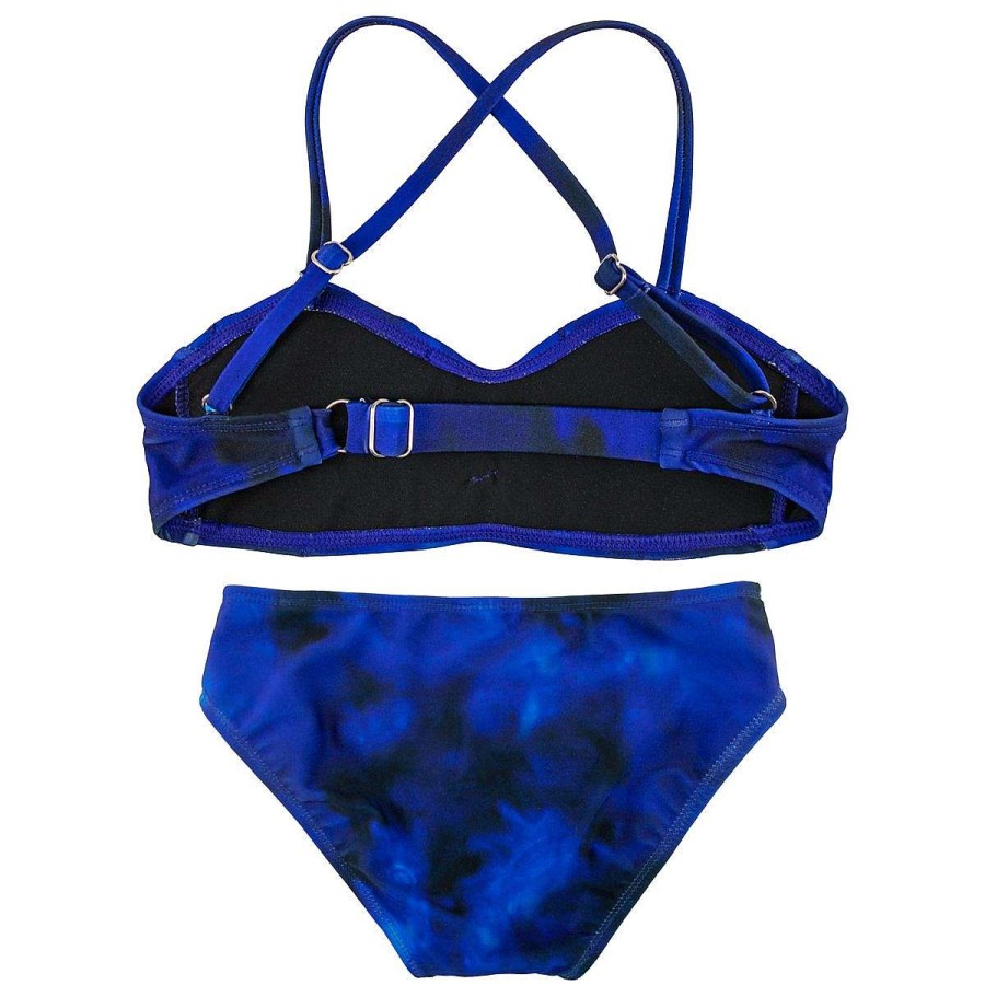 Swimwear Fin Fun Sets | Girls Laguna Blue Royal Shell Bikini Set