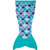 Blankets Fin Fun | Cuddle Tails Mermaid Tail Blanket In Aqua Dream