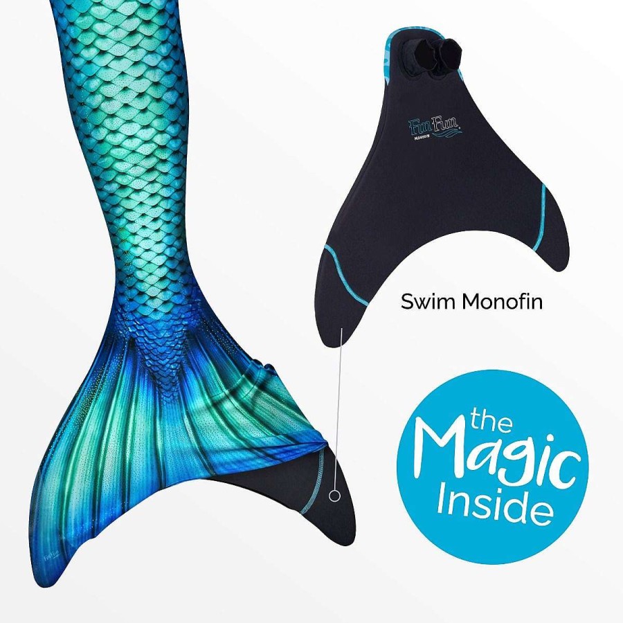 Mermaid Tails Fin Fun Limited Edition | Aquamarine Mermaid Tail