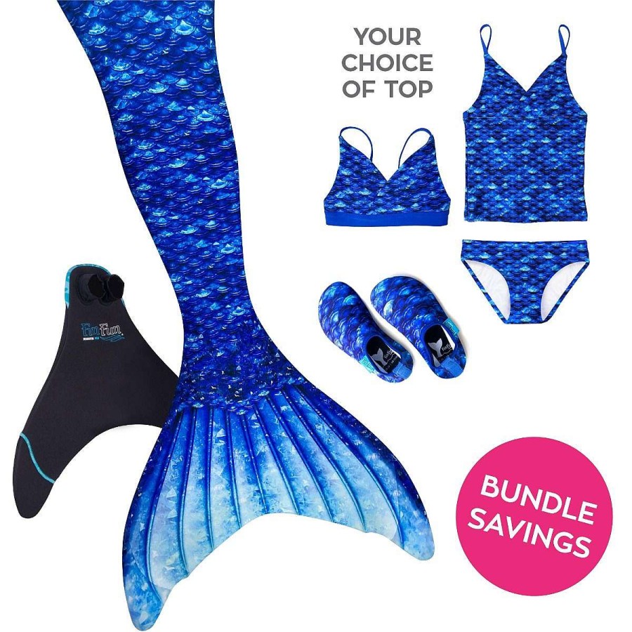 Mermaid Tails Fin Fun Mermaidens | Mermaidens Bundle: Arctic Blue