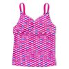 Swimwear Fin Fun Tops | Girls Malibu Pink Tankini Top