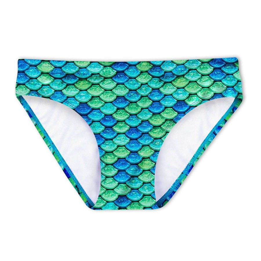 Swimwear Fin Fun Bottoms | Aussie Green Bikini Bottom