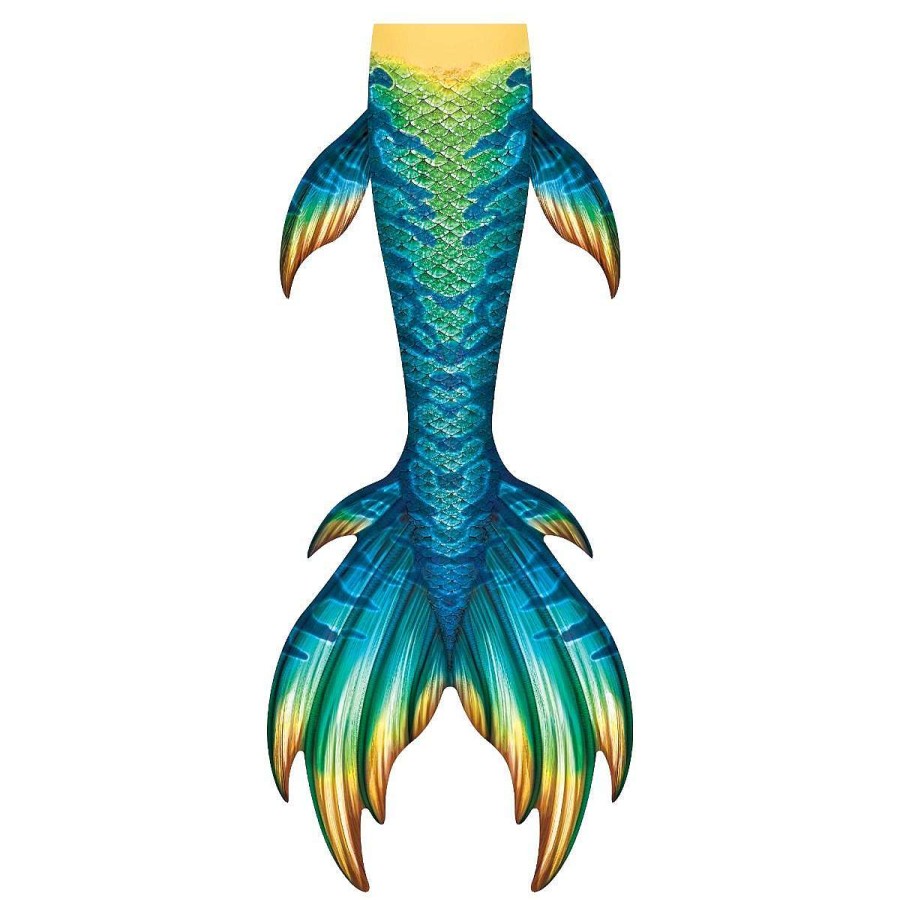 Mermaid Tails Fin Fun Elite | Jade Neptune Elite Mermaid Tail