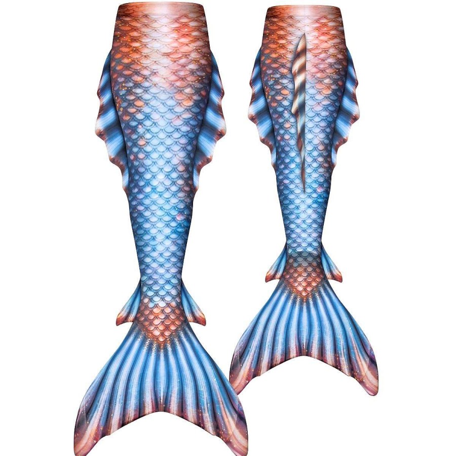 Mermaid Tails Fin Fun Atlantis | Bronzed Sapphire Atlantis Mermaid Tail