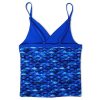 Swimwear Fin Fun Tops | Girls Arctic Blue Tankini Top