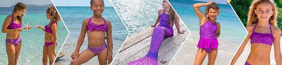 Mermaid Tails Fin Fun Mermaidens | Mermaidens Bundle: Asian Magenta