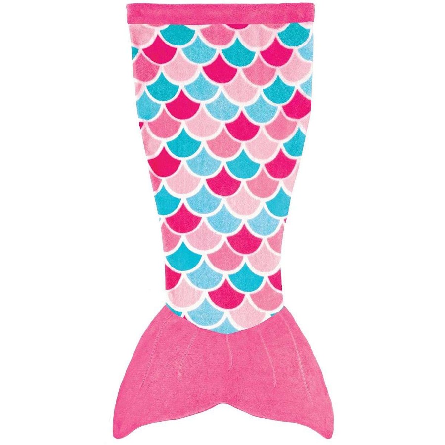 Blankets Fin Fun | Cuddle Tails Mermaid Tail Blanket In Pink Dream