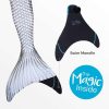 Mermaid Tails Fin Fun Limited Edition | Silver Lightning Mermaid Tail