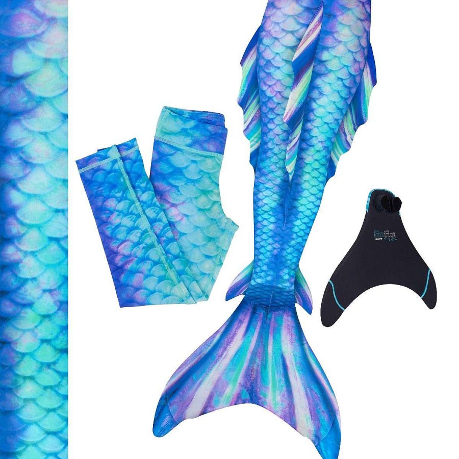 Mermaid Tails Fin Fun Atlantis | Pacific Pearl Mermaid Tail Set & Leggings Bundle