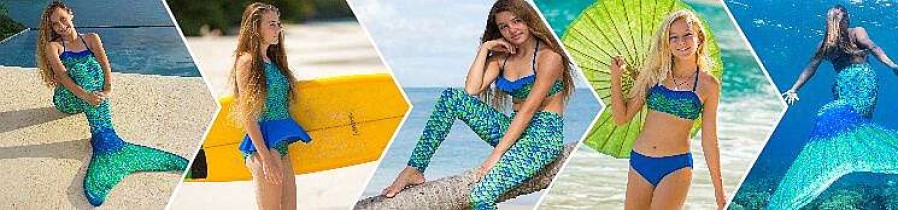 Mermaid Tails Fin Fun Mermaidens | Mermaidens Bundle: Aussie Green