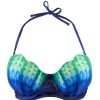 Swimwear Fin Fun Tops | Womens Laguna Blue Royal Shell Bikini Top