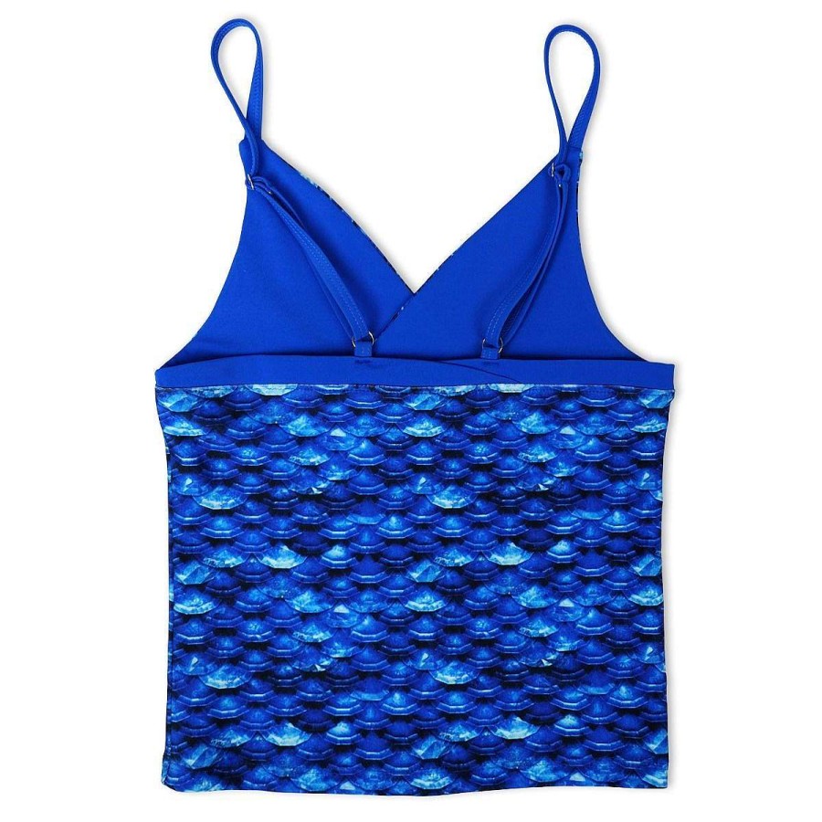 Swimwear Fin Fun Sets | Girls Arctic Blue Tankini Set