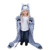 Blankets Fin Fun Halloween | Wild Things Snow Leopard Blanket