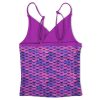 Swimwear Fin Fun Sets | Girls Asian Magenta Tankini Set