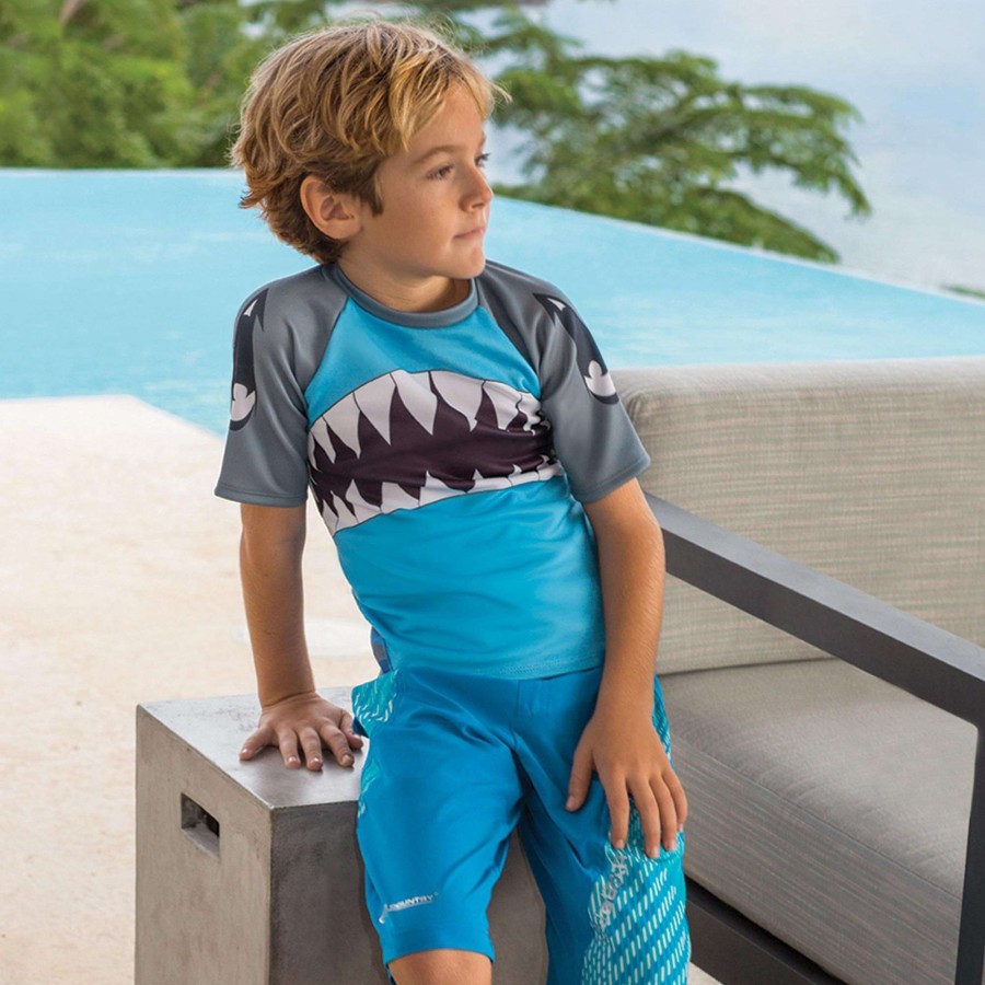 Swimwear Fin Fun Rash Guards | Shark Rash Guard