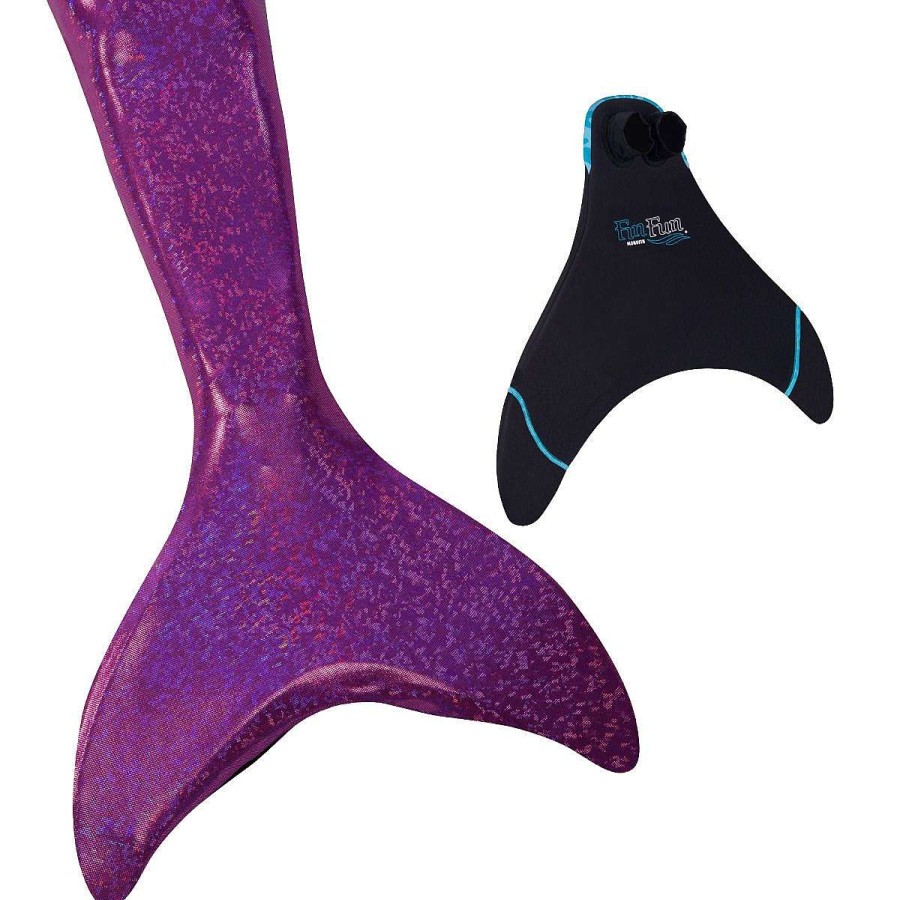 Mermaid Tails Fin Fun Sparkle | Purple Sky Mermaid Tail