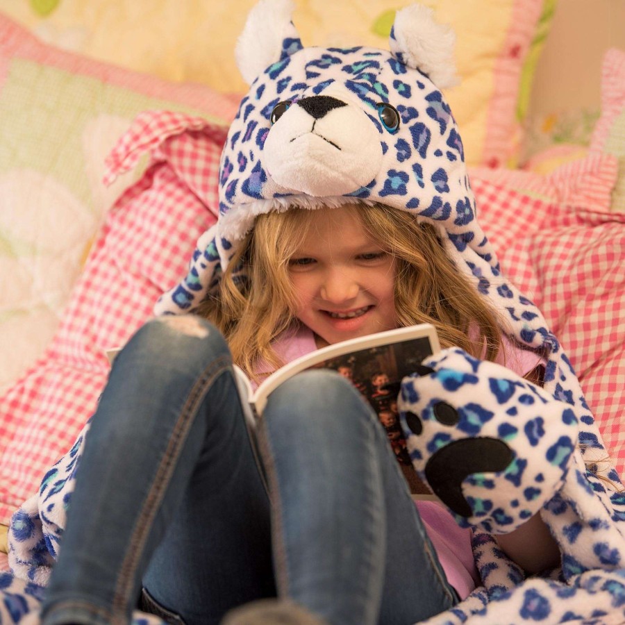 Blankets Fin Fun Halloween | Wild Things Snow Leopard Blanket