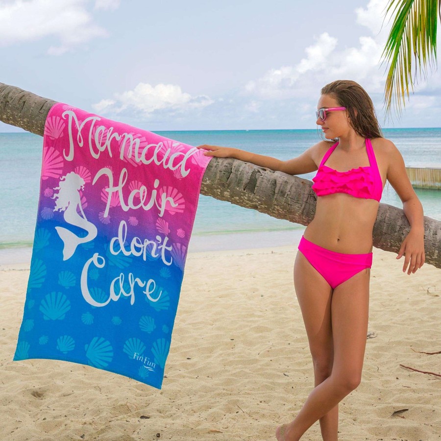 Swim Accessories Fin Fun | Mermaid Hair Don'T Care Towel