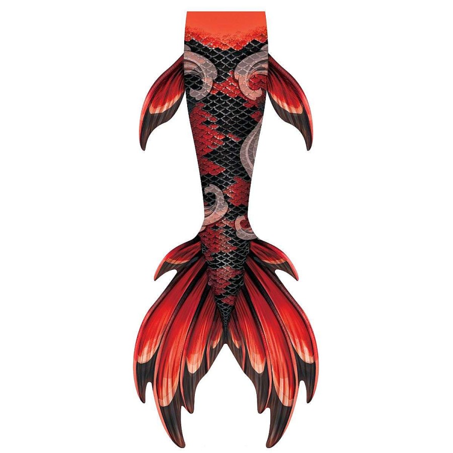 Mermaid Tails Fin Fun Elite | Crimson Koi Neptune Elite Mermaid Tail