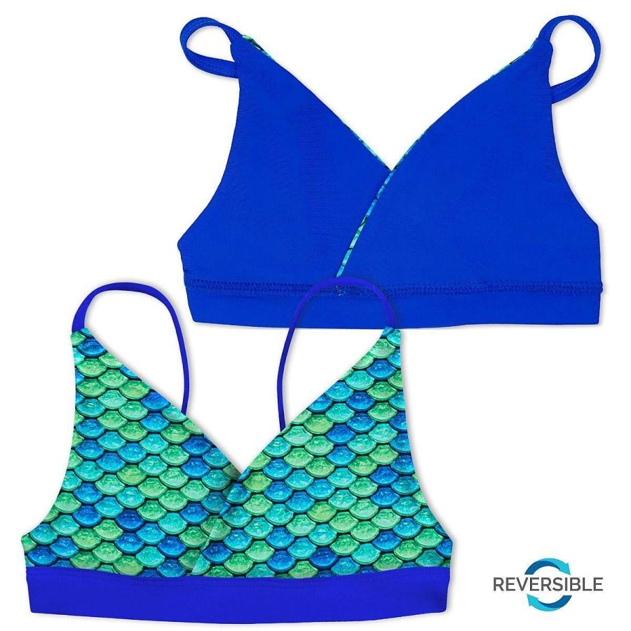 Swimwear Fin Fun Sets | Girls Aussie Green Bikini Set