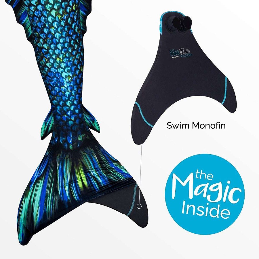 Mermaid Tails Fin Fun Atlantis | Sea Dragon Atlantis Mermaid Tail