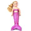 Toys & Gifts Fin Fun Doll Tails | Malibu Pink Doll Tail Set - 18-Inch