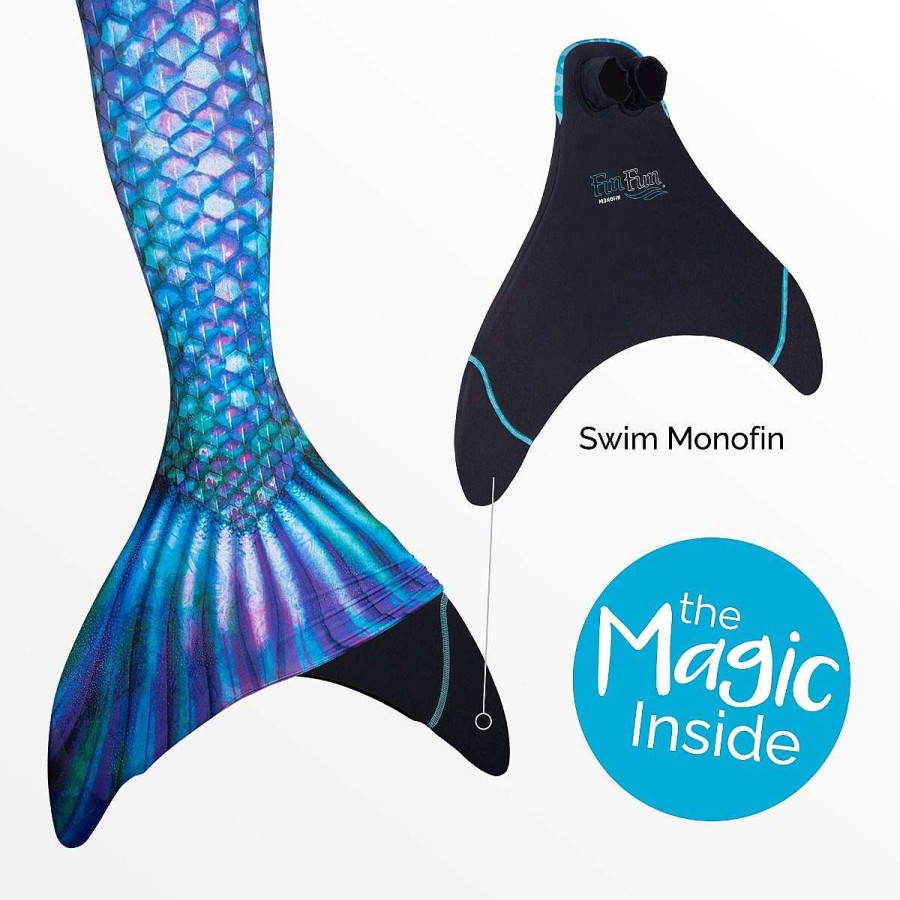 Mermaid Tails Fin Fun Limited Edition | Ice Dragon Mermaid Tail