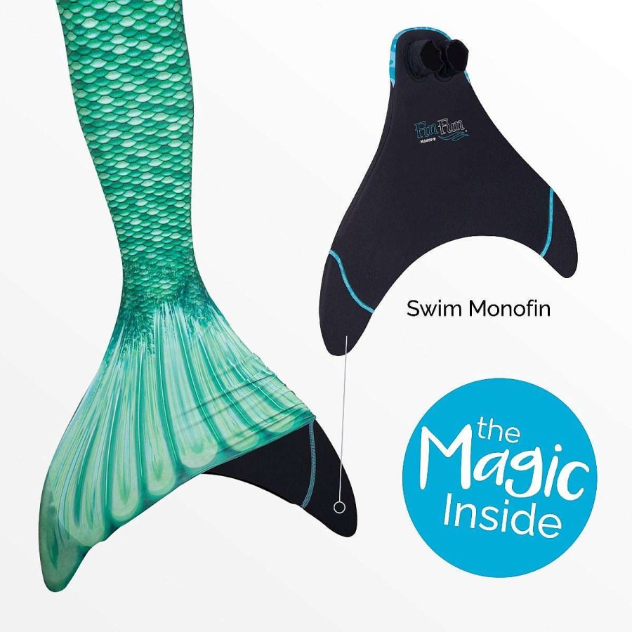 Mermaid Tails Fin Fun Mermaidens | Celtic Green Mermaid Tail